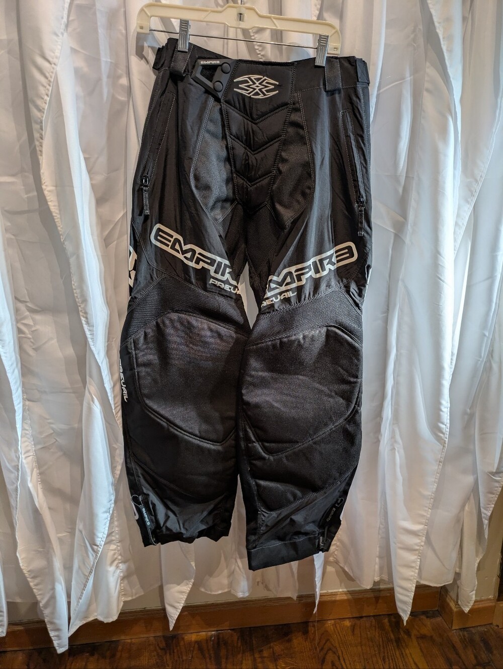 E3 Empire Contact Paintball Pants Black / Grey - Size Small S (31-33 Waist) Prot